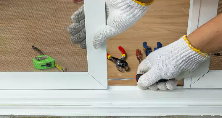 Sliding Glass Door Off Rails Repair in Lutz, FL